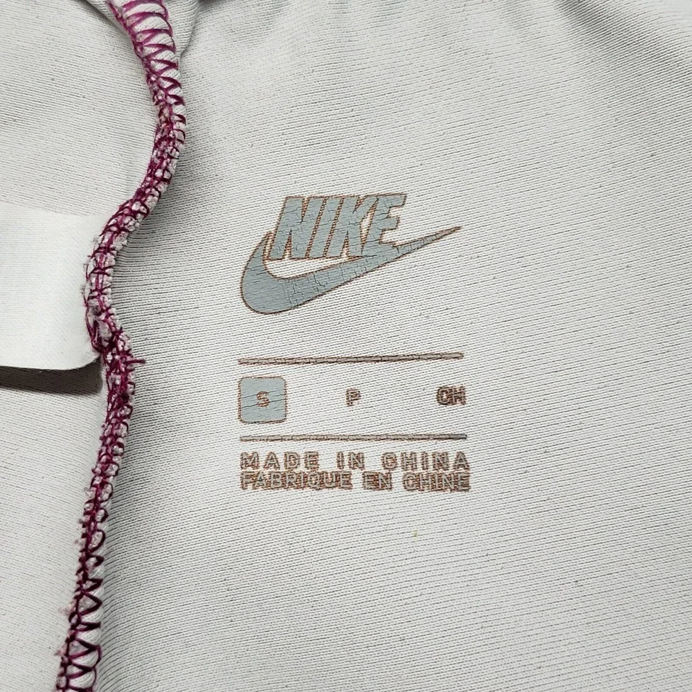 Nike International Swoosh Pants Womens S Pink Silver Geometric Pull On - Picture 11 of 13